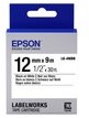 Epson Standard Tape - LK-4WBN Std Blk/Wht 12/9
