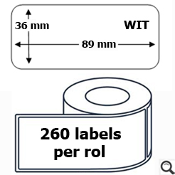 Etiket Dymo Quantore 99012 36x89mm adres wit (ds/2 rol)