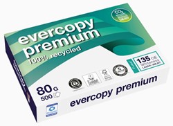 Recycled printpapier A4 80 gram Evercopy Premium, pallet 200 pakken