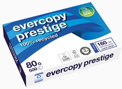 Recycled printpapier A4 80 gram Evercopy Prestige, pallet 240 pakken
