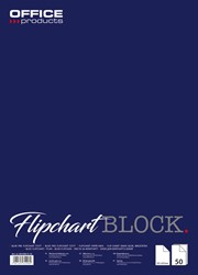 Flipoverpapier effen, 81x58.5cm, 50 vellen