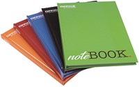 Notitieboek A5 gelijnd, 96 vel, assortie kleuren (pak à 10 stuks)-2
