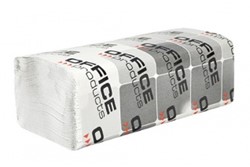 Handdoek Z-vouw 1-laags, 20 stuks à 200 vel, wit