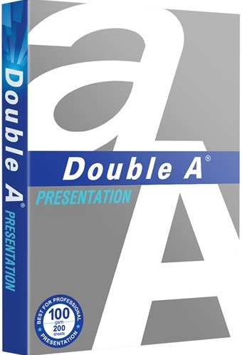 Double A Presentation A4 100 gram printpapier, pak à 200 vel