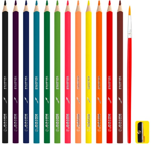 Aquarelpotloden Kores, 12 stuks, "AKUARELLE"-2