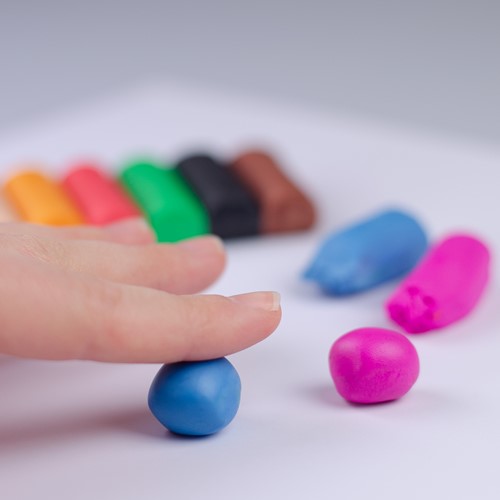 Boetseerklei Kores plastilina, 10 stuks à 20 gram, felle kleuren-3