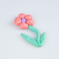 Boetseerklei Kores plastilina, 10 stuks à 20 gram, pastel kleuren-3