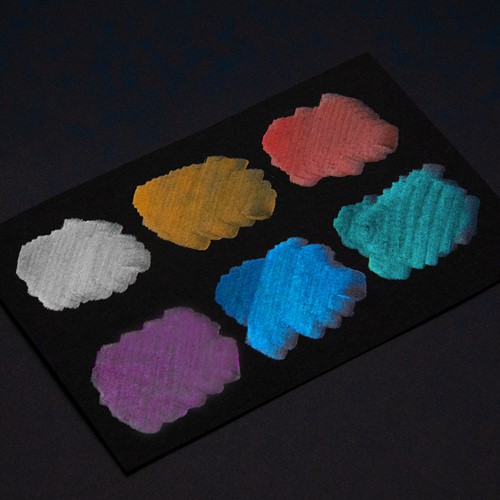 Kores brush tip marker Metallic Style set van 6 metallic kleuren 21461.PT11