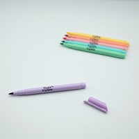 Kores brush tip markers set van 6 pastel kleuren 21462.PT14