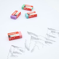 Kores gum set 3 stuks in pastel kleuren KE-3 40315 08