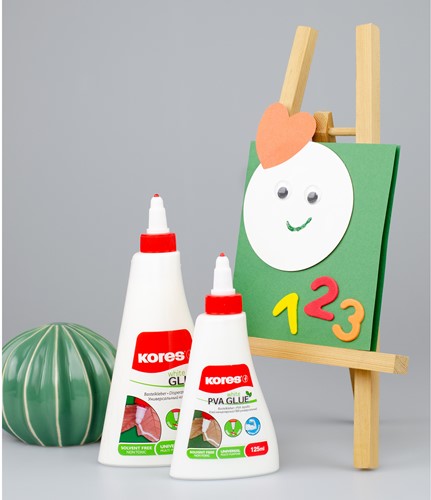 Hobbylijm Kores, 125ml, "White Glue"-3