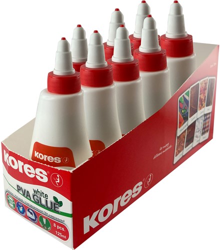 Kores hobbylijm 125ml White Glue 75825 03