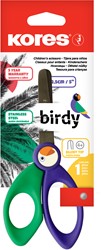 Kinderschaar Kores "Birdy", 125mm, assorti kleuren