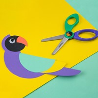Kores kinderschaar Birdy 125mm assorti kleuren 35126.PT06