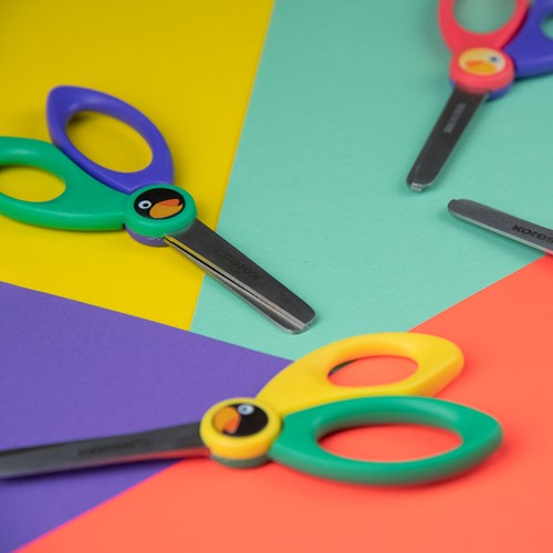 Kores kinderschaar Birdy 125mm assorti kleuren 35126.PT07