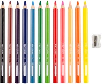Kleurpotloden Kores, 12 stuks + puntenslijper, "Kolores JUMBO" Twist & Turn-2