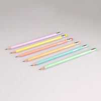Potloden Kores driehoekig "Grafitos Style Pastel", set van 6, pastel kleuren-3
