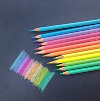 Kores kleurpotloden driehoekig Kolores Pastel, set 24 pastelkleuren 93321.PT07