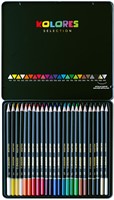 Kleurpotloden Kores driehoekig "Kolores Selection",  24 stuks-3