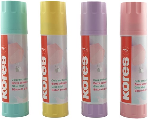 Lijmstift Premium Kores, 20 gram, pastel