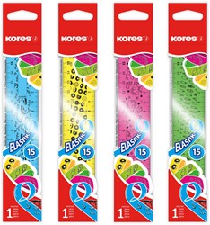 Liniaal Kores, "Flex 15cm", in polybag