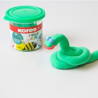 Magic Clay Kores, set van 4 potjes à 40 gram, felle kleuren-3