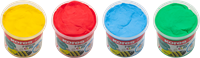 Kores Magic Clay 4 x 40 gram blauw, groen, rood, geel 34241 10