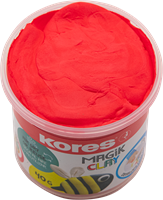 Kores Magic Clay 4 x 40 gram blauw, groen, rood, geel 34241 12