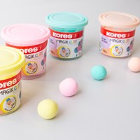 Magic Clay Kores, set van 4 potjes à 40 gram, pastel kleuren-3