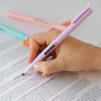 Kores markeerstift High Liner pastel set van 6 pastelkleuren 36246.PT04