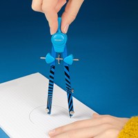 Passer Kores Metaal, met stopsysteem, "Grafiko"-3