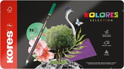 Kleurpotloden Kores driehoekig "Kolores Selection", 72 stuks