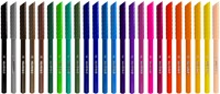 Viltstift Kores breed, 1-4mm, "KORELLO", 24 kleuren-2
