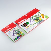 Kores viltstift breed 1-4mm KORELLO 24 kleuren 29044.PT11