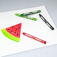 Waskrijt Kores, 12 kleuren "KRAYONES"-3