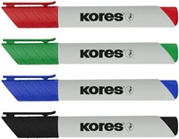 Whiteboard markers Kores "ECO XW1", 90% recycled plastic, 3mm ronde punt, set à 4 kleuren-2