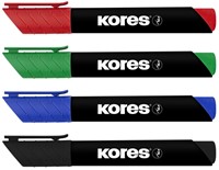 Permanent marker Kores "ECO Set XP1", 90% recycled plastic, 3mm ronde punt, set à 4 kleuren-2