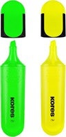 Markeerstift Kores Bright Liner Plus, 0,5-5mm, assorti, 2 kleuren-2