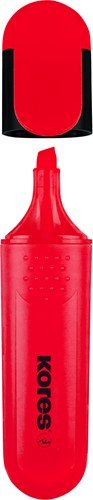 Markeerstift Kores Bright Liner Plus, 0,5-5mm, rood-2