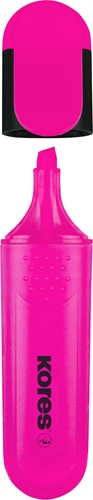 Markeerstift Kores Bright Liner Plus, 0,5-5mm, roze-2