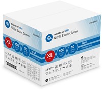 Nitril - omdoos/10x100 stuks - maat XL - blauwe handschoenen ongepoederd-2