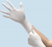Nitril - doos100 stuks - witte handschoenen ongepoederd - aantrekken