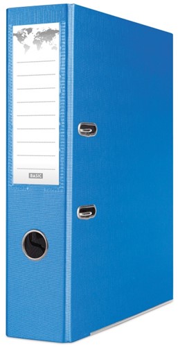 Ordner Basic A4 75mm PP blauw
