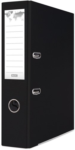 Ordner Basic A4 75mm PP zwart