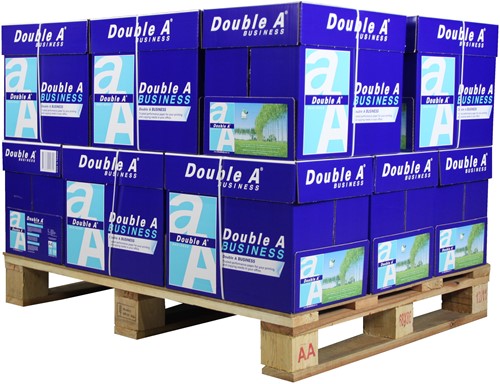 Double A Business printpapier A4 75 gram, 100 pakken à 500 vel