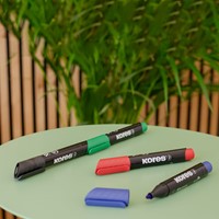 Permanent marker Kores ECO Set XP1, 90% recycled plastic, 3mm ronde punt, set à 4 kleuren20764.PT06.jpg