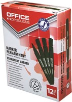 Permanent marker groen, ronde punt, kunststof barrel-2