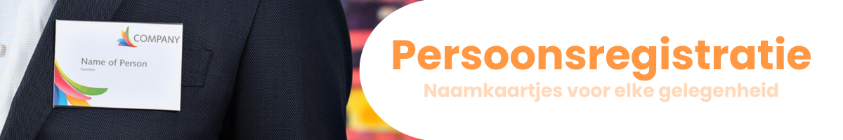 Artikelgroep - 8680 - Persoonsregistratie