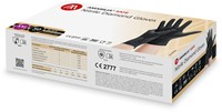 Nitril - doos/50 stuks - maat XXL - zwarte Diamond handschoenen - extra grip-2