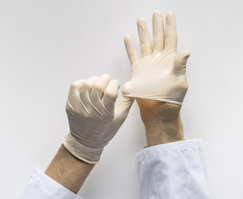 PGL20205X Reprint - Hybrid+ exam geel - handschoenen - elastiek